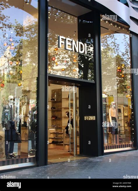 Boutique FENDI Barcelona Paseo De Gracia Barcelona.